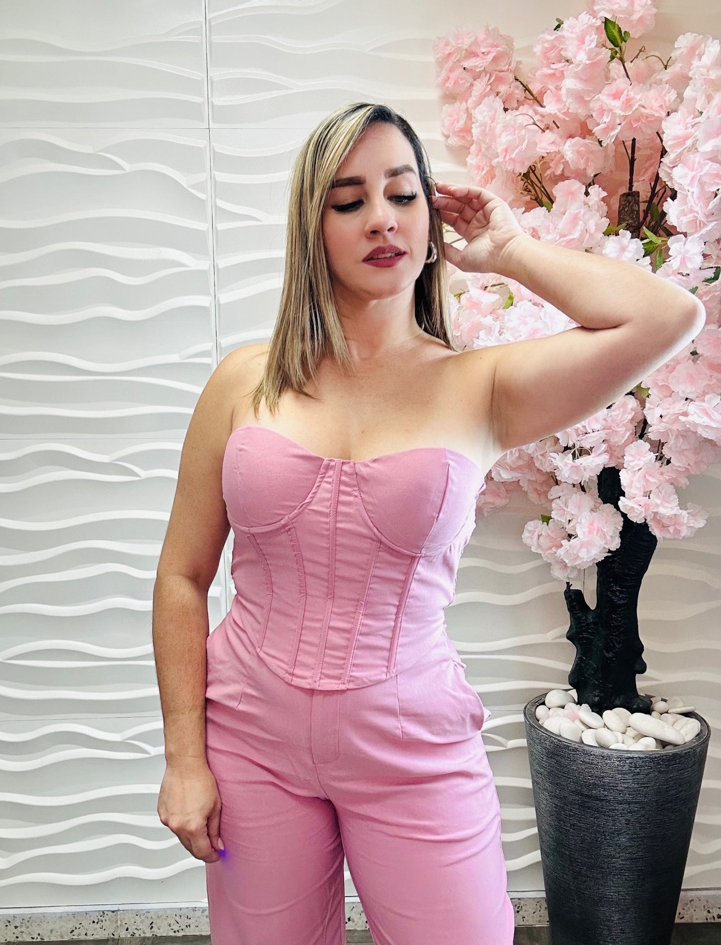Natalie pink set